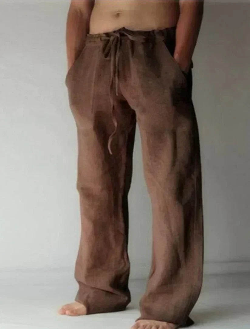 Davide - Pantalon en lin décontracté