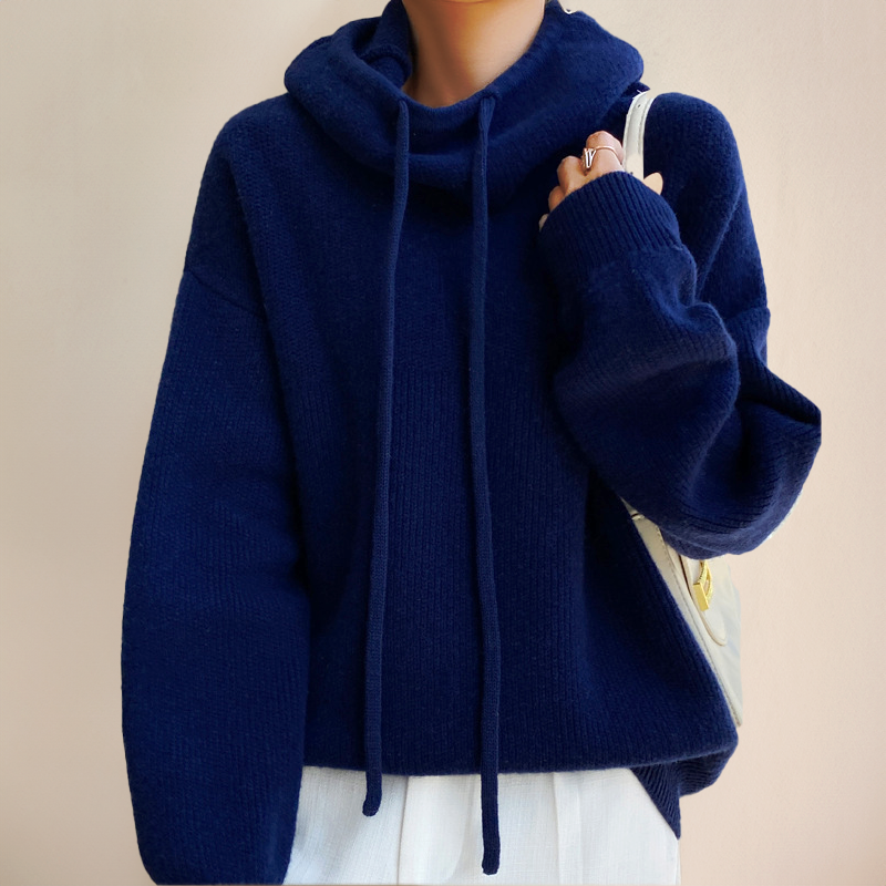 Sandra - Pull Col Roulé Oversize Élegant et Chaud