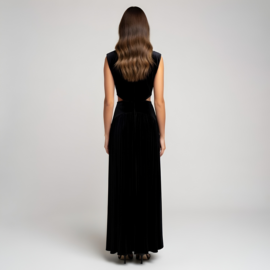 Ava - Robe mi-longue romantique pour femme
