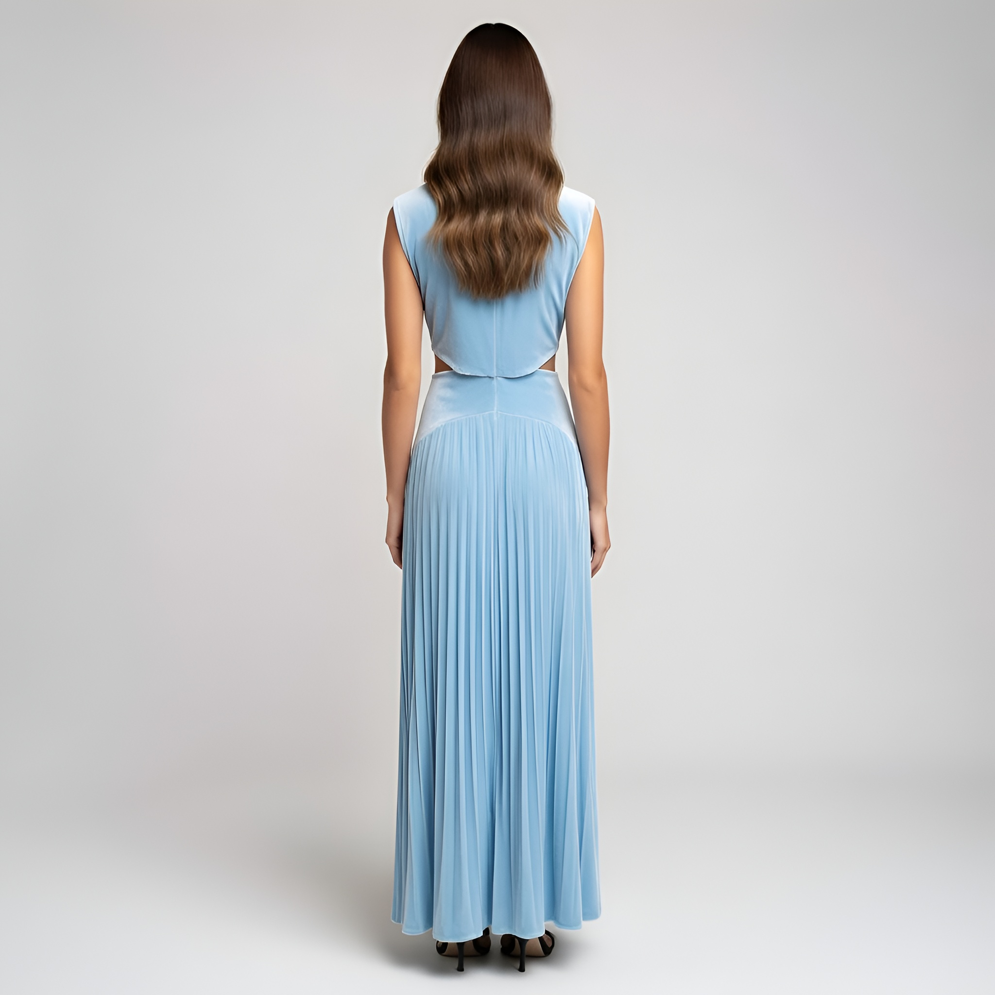 Ava - Robe mi-longue romantique pour femme