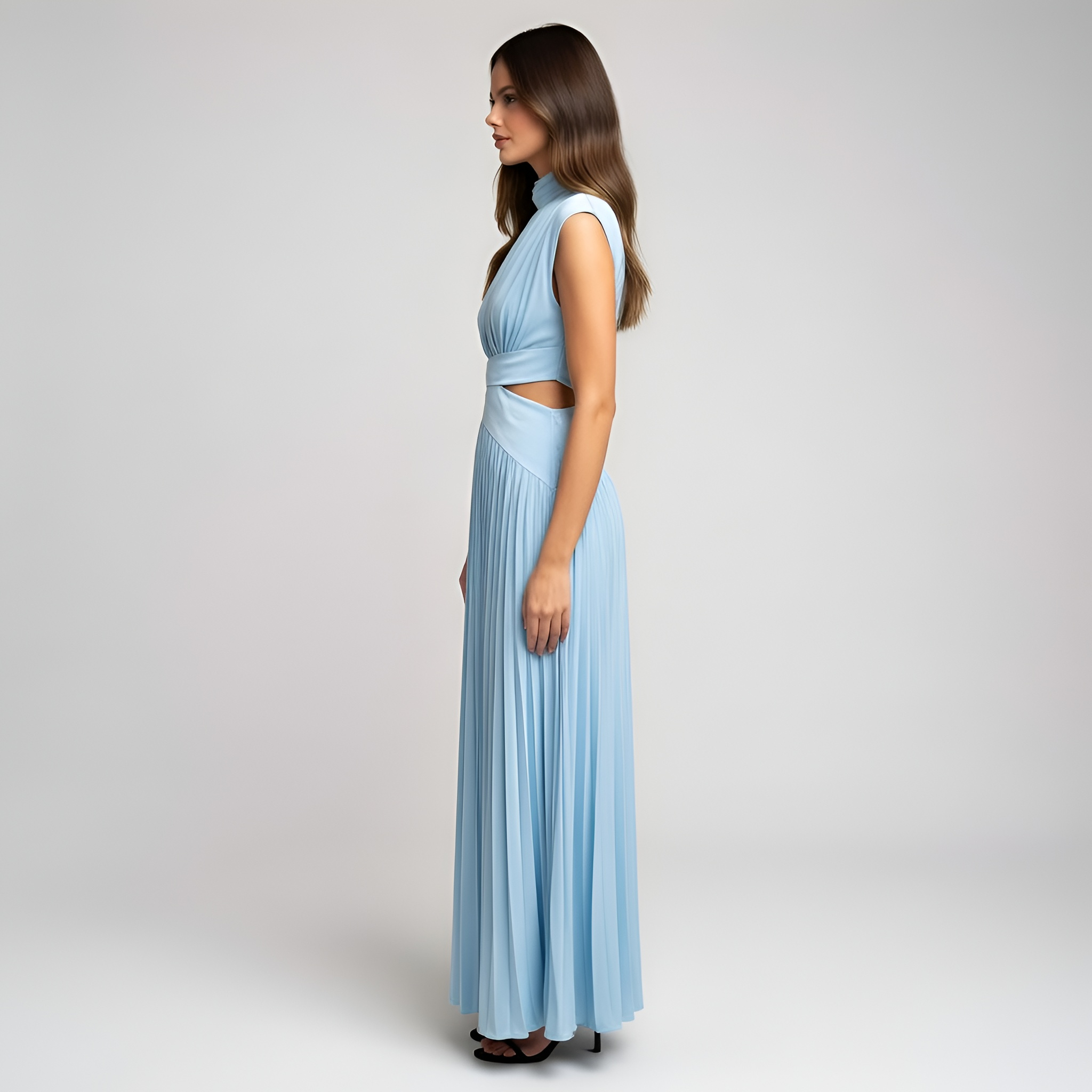 Ava - Robe mi-longue romantique pour femme