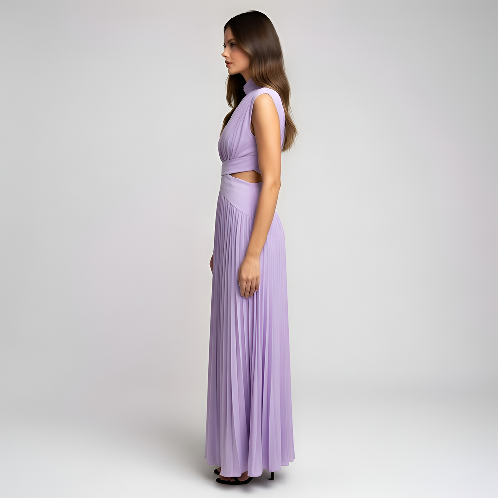 Ava - Robe mi-longue romantique pour femme