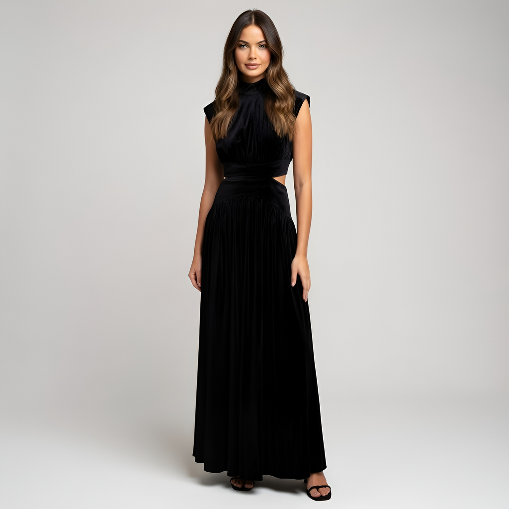 Ava - Robe mi-longue romantique pour femme