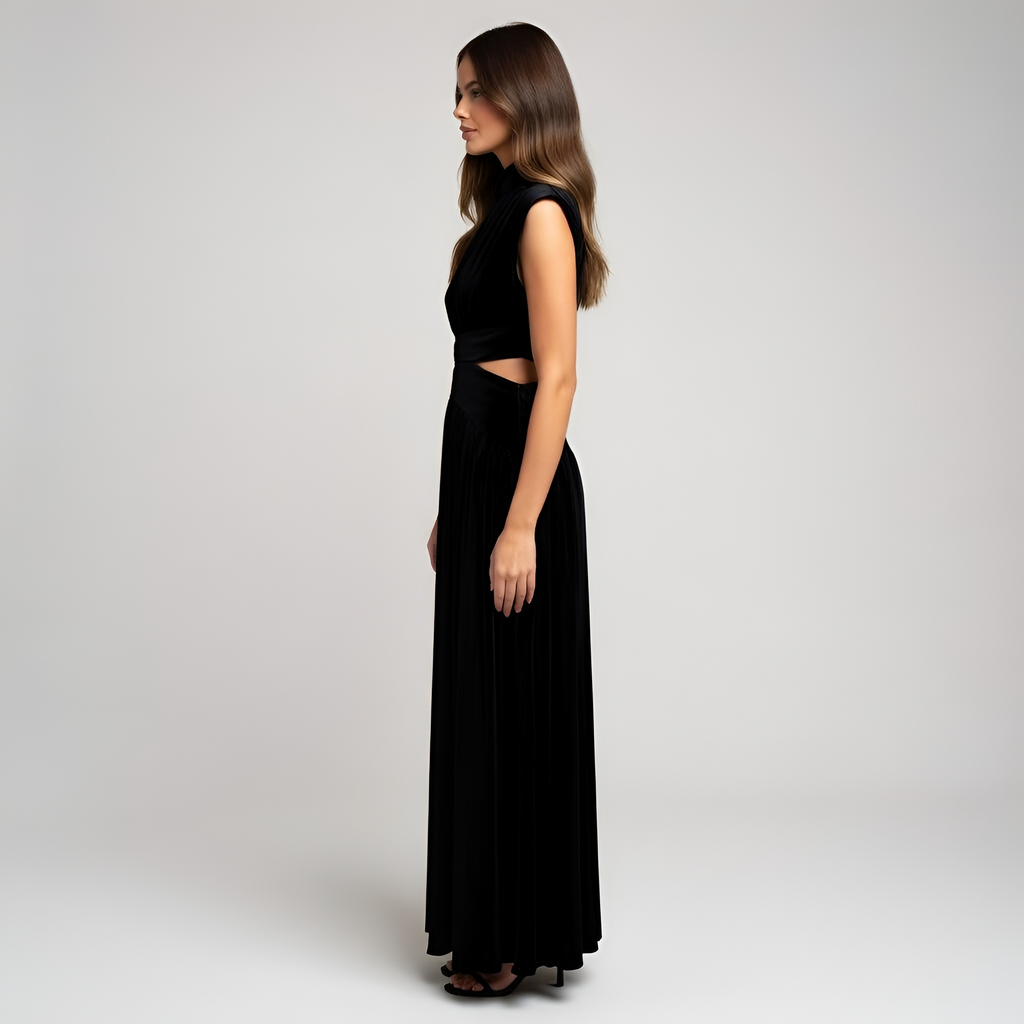Ava - Robe mi-longue romantique pour femme