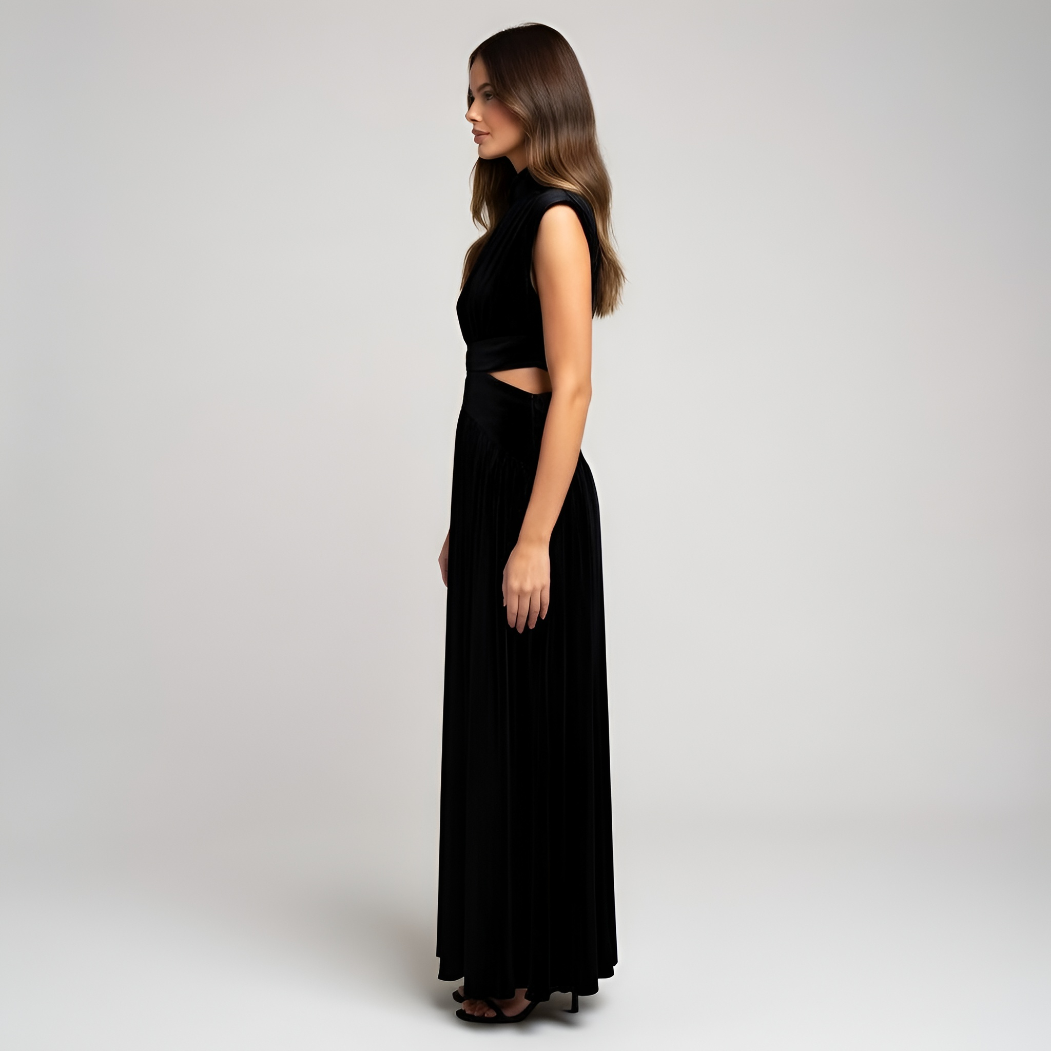 Ava - Robe mi-longue romantique pour femme