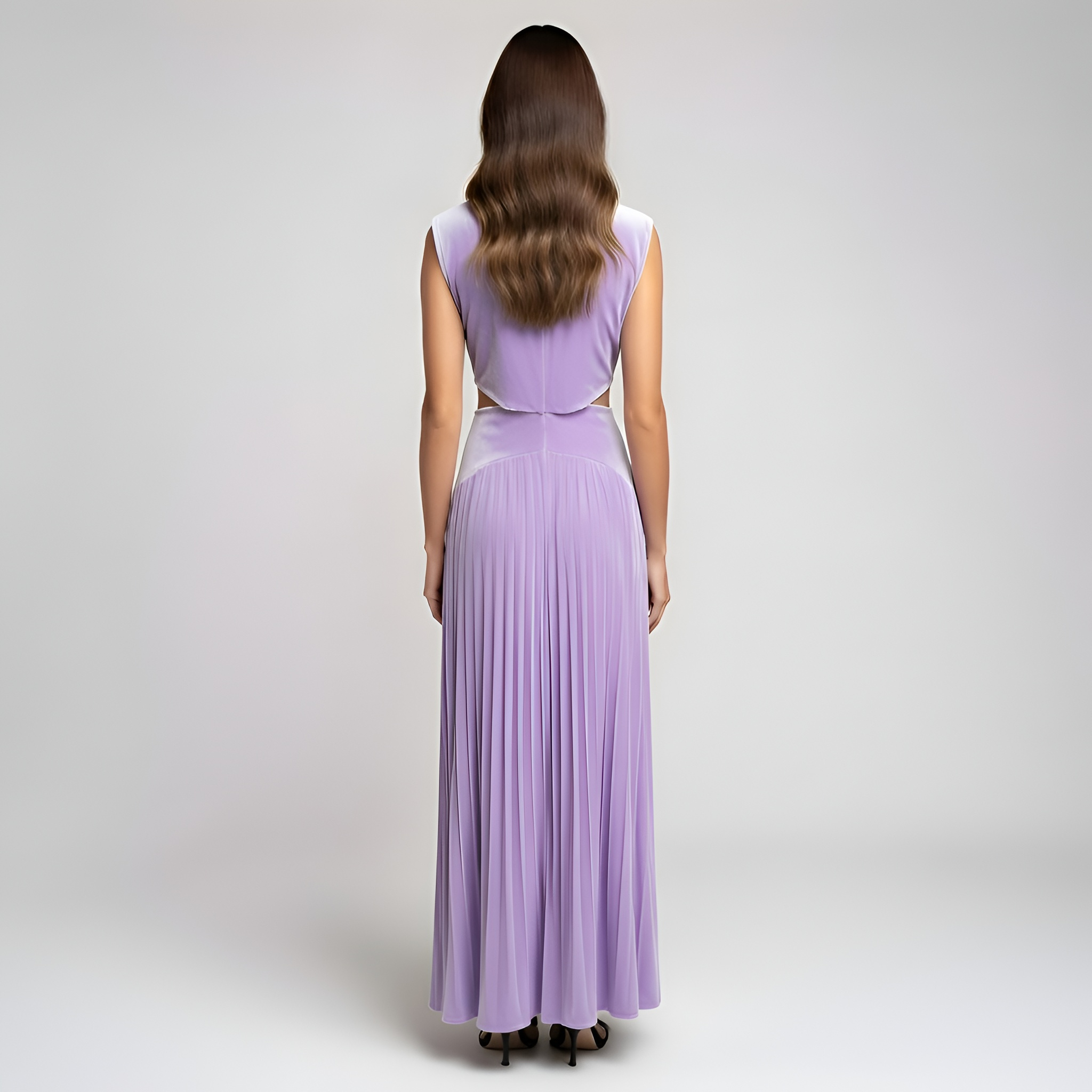 Ava - Robe mi-longue romantique pour femme