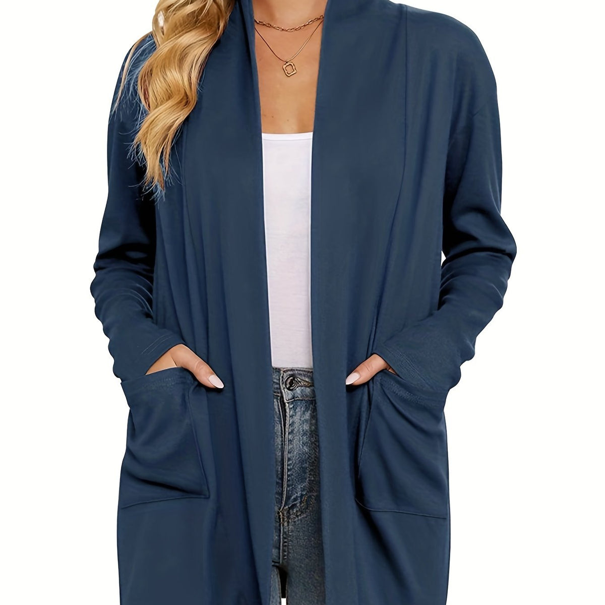 Louise - Gilet Tricoté Oversize Élégant
