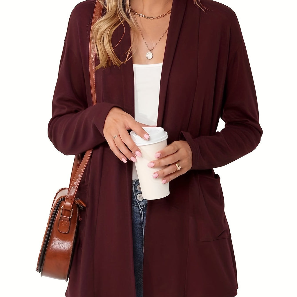 Louise - Gilet Tricoté Oversize Élégant