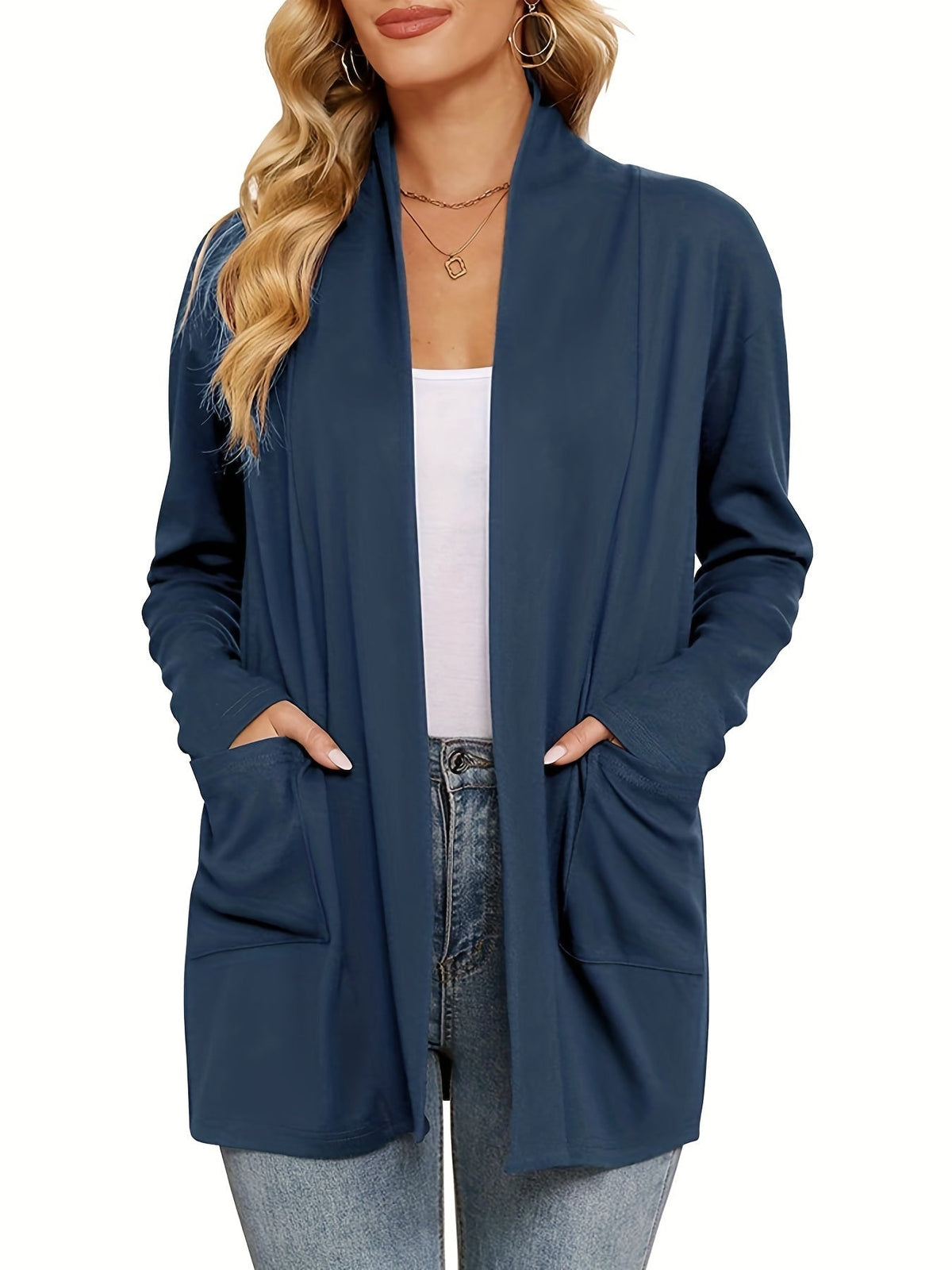 Louise - Gilet Tricoté Oversize Élégant