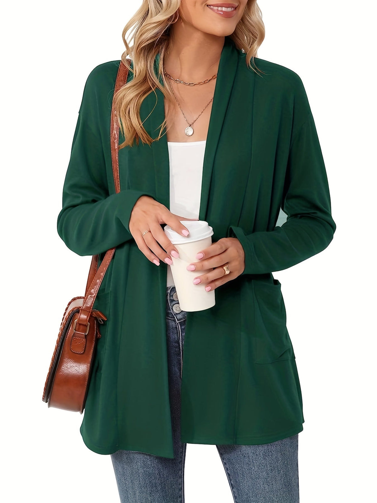Louise - Gilet Tricoté Oversize Élégant