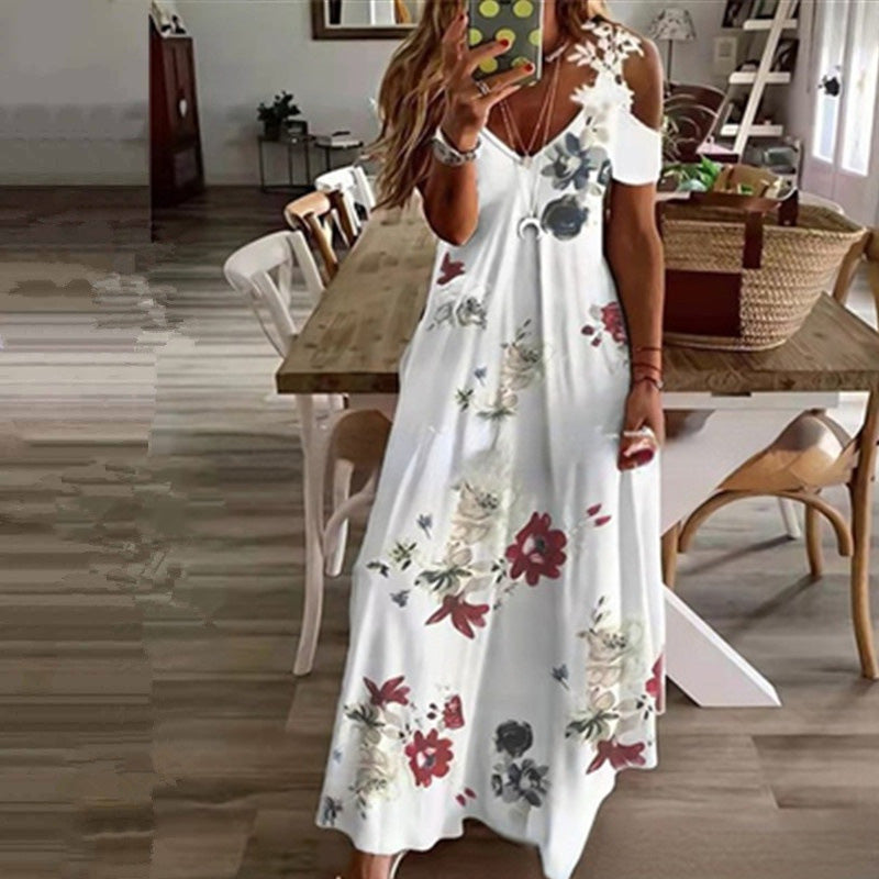 Rubucy | Robe Maxi Élégante avec Décolleté Sans Épaules