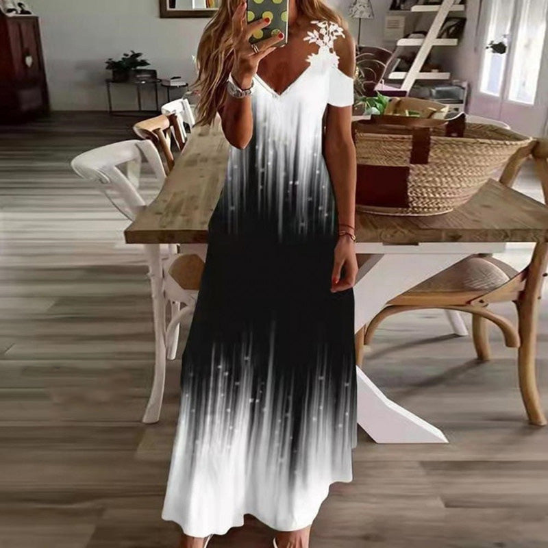 Rubucy | Robe Maxi Élégante avec Décolleté Sans Épaules