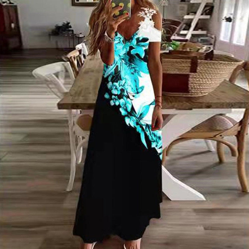 Rubucy | Robe Maxi Élégante avec Décolleté Sans Épaules