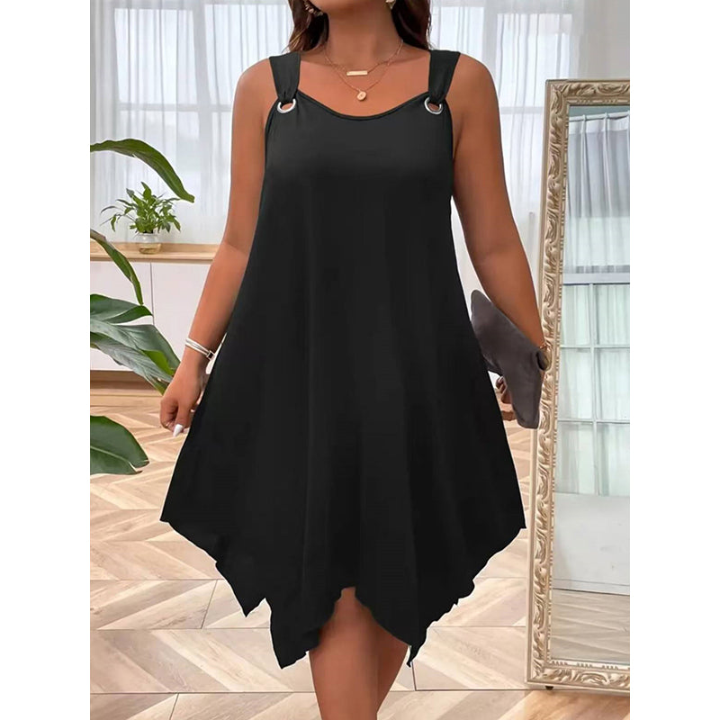 Marisela | Robe d'été légère avec ourlet asymétrique