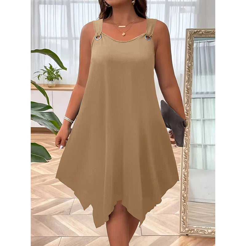 Marisela | Robe d'été légère avec ourlet asymétrique