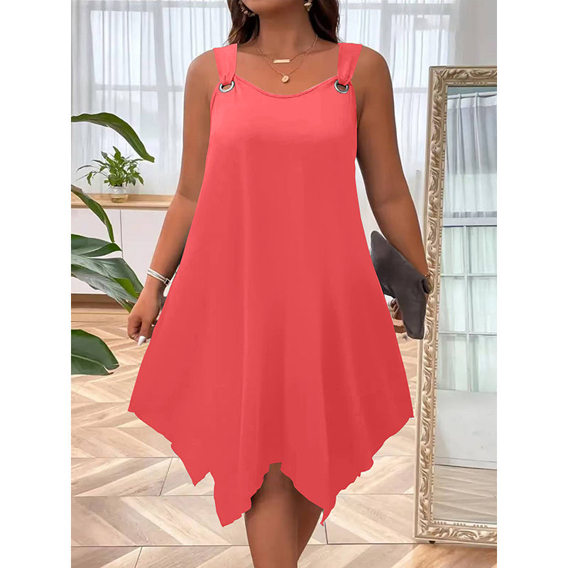 Marisela | Robe d'été légère avec ourlet asymétrique
