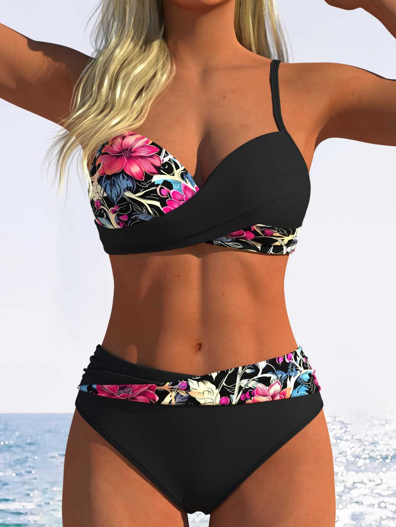 Amelisse | Bikini enveloppant féminin avec effet push-up