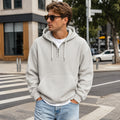 Eliashun | Hoodie en tricot pour hommes avec fermeture éclair courte