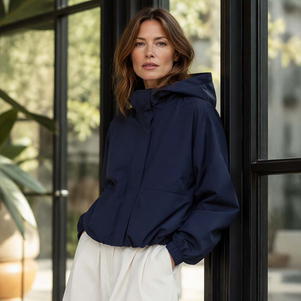 Cheinna | Veste de transition pour femmes à coupe décontractée avec capuche
