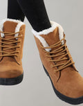 Luisa | Bottines Femme Chaudes et Doublées Bottes d'Hiver en Suédine