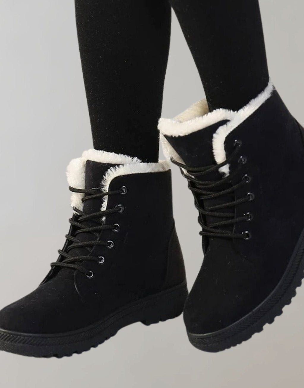 Luisa | Bottines Femme Chaudes et Doublées Bottes d'Hiver en Suédine