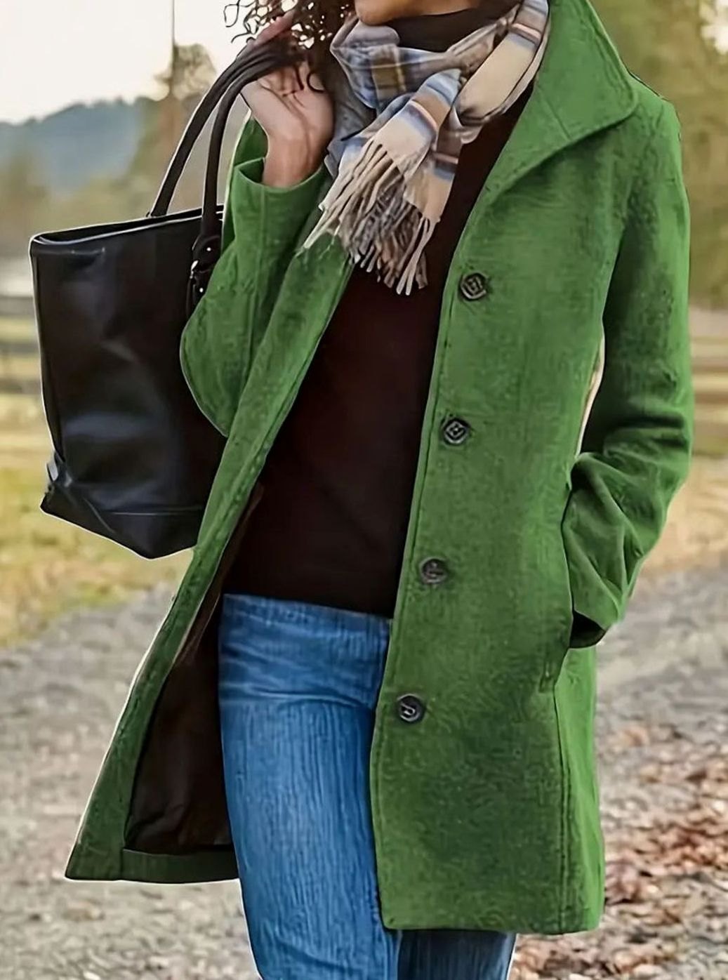 Manteau Femme | Coupe Slim & Patte de Boutonnage Classique