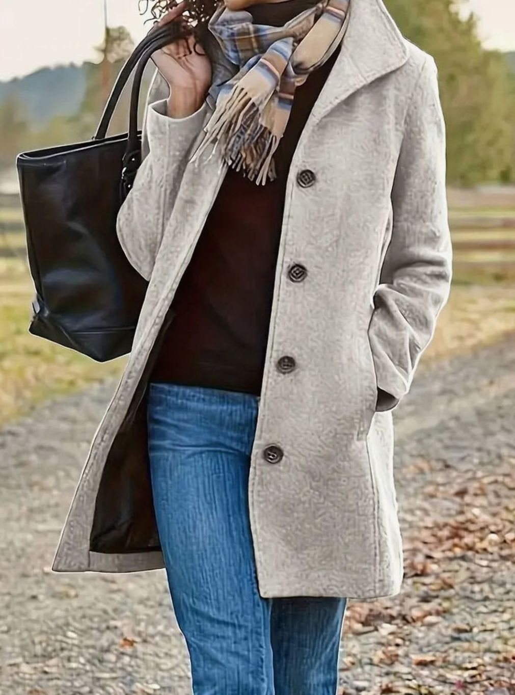 Manteau Femme | Coupe Slim & Patte de Boutonnage Classique