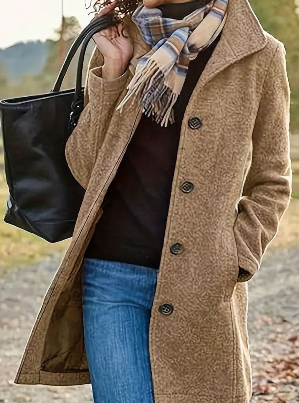 Manteau Femme | Coupe Slim & Patte de Boutonnage Classique