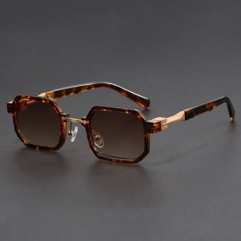 Evelyn | Lunettes de soleil Octagon Fini Mat Acétate Protection UV