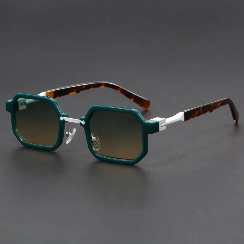 Evelyn | Lunettes de soleil Octagon Fini Mat Acétate Protection UV