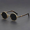 Olivia | Lunettes de soleil rétro rondes en métal avec protection UV400