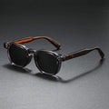 James | Lunettes de soleil Monture Écailles de Tortue Teintées Foncées Protection UV400