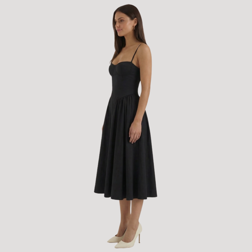Thessalie | Robe Midi Sweetheart pour Femme