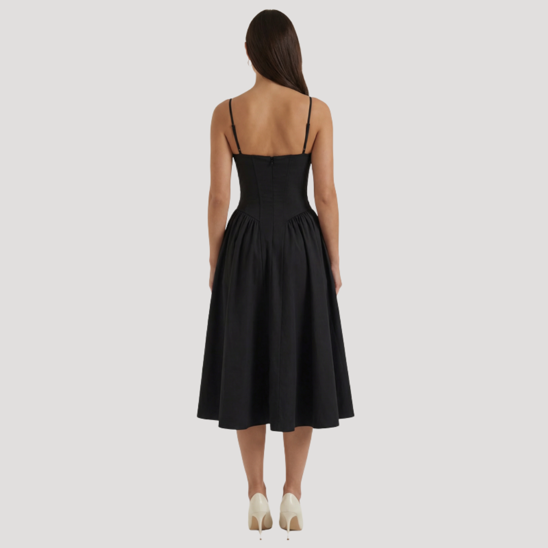 Thessalie | Robe Midi Sweetheart pour Femme