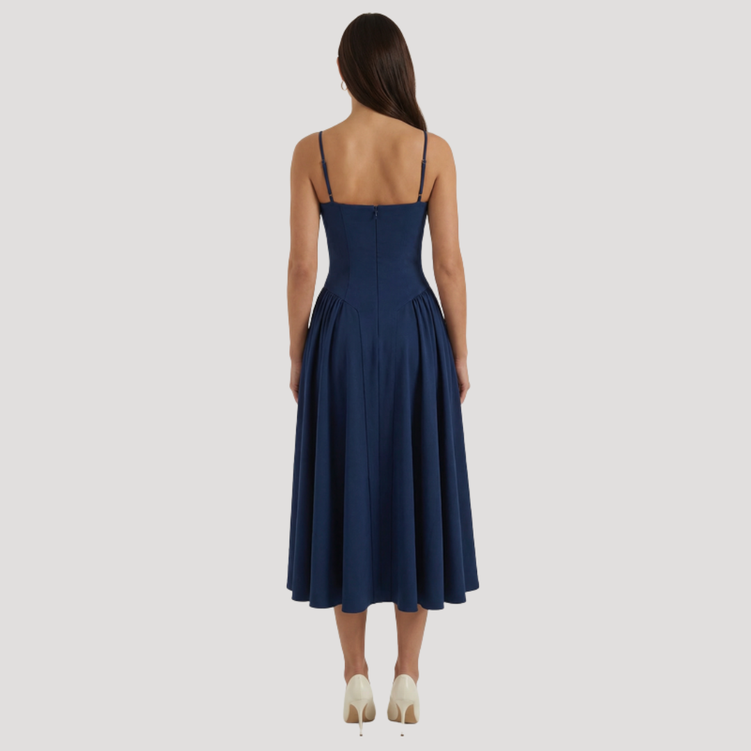 Thessalie | Robe Midi Sweetheart pour Femme