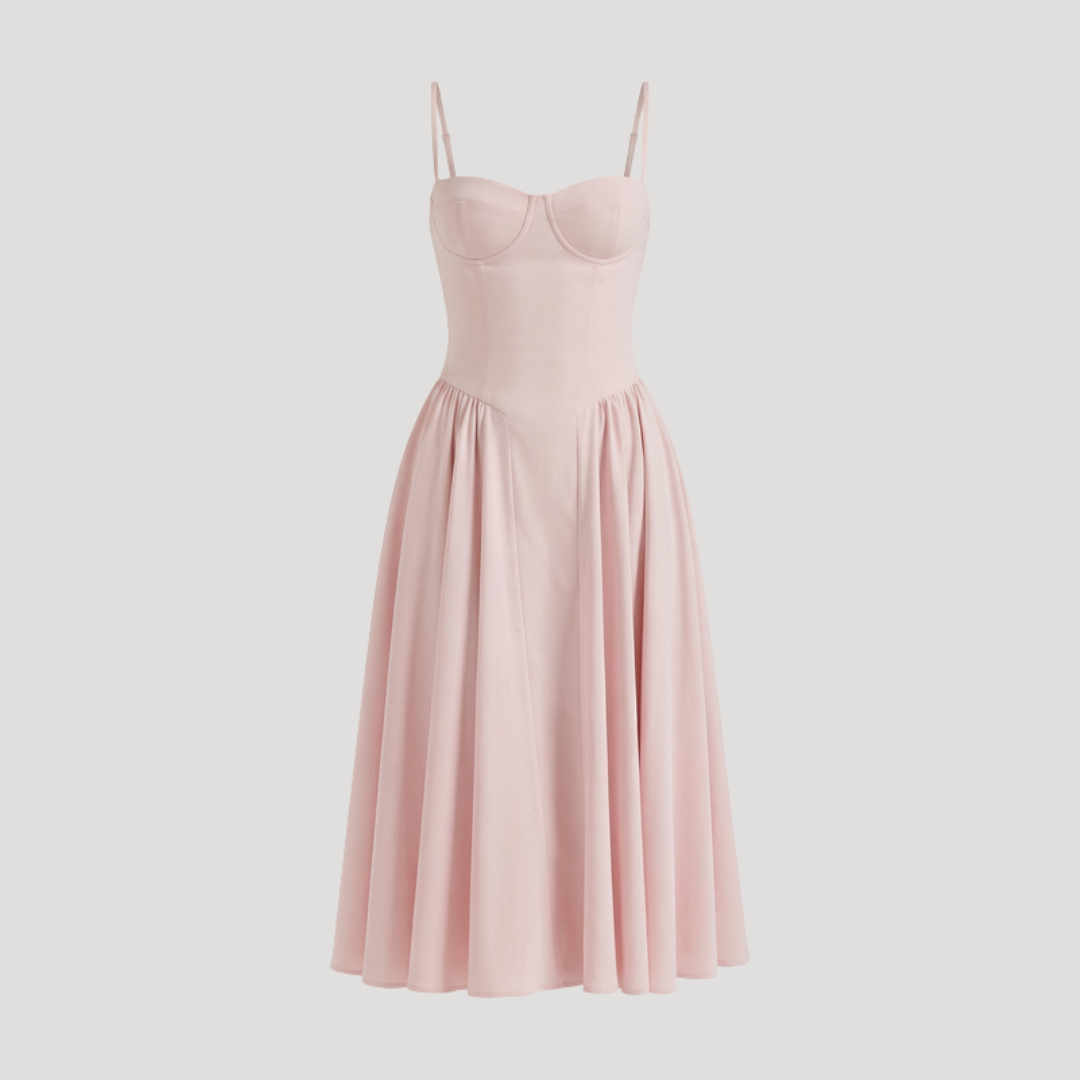Thessalie | Robe Midi Sweetheart pour Femme