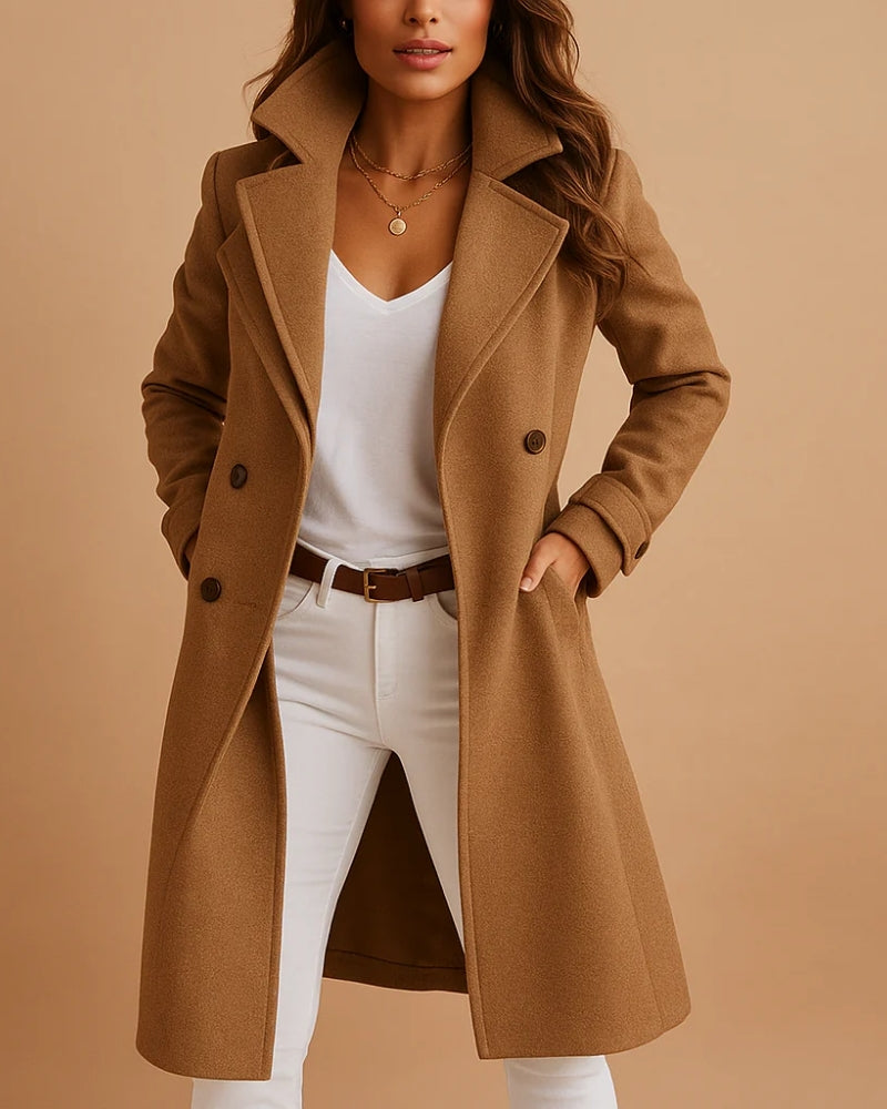 Manteau Trench Femme – Manteau classique pour l'automne et l'hiver