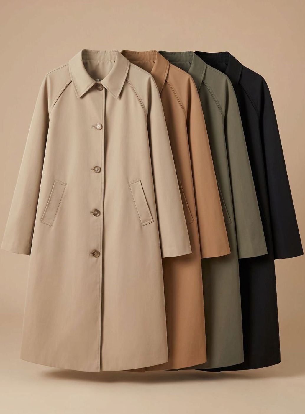 Johanna | Trench-coat Femme Long Manteau Élégant avec Poches Latérales