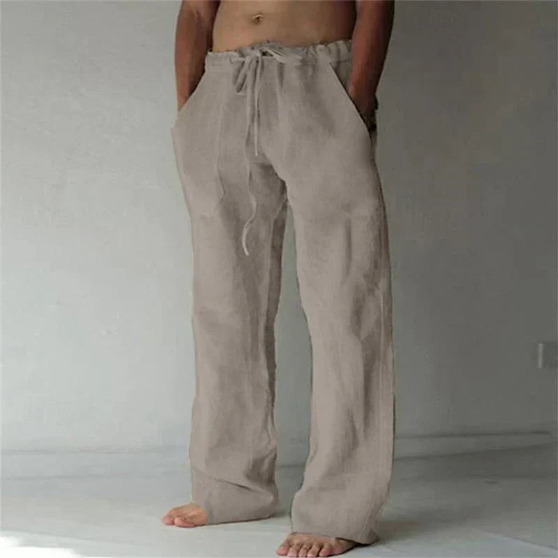 Davide - Pantalon en lin décontracté