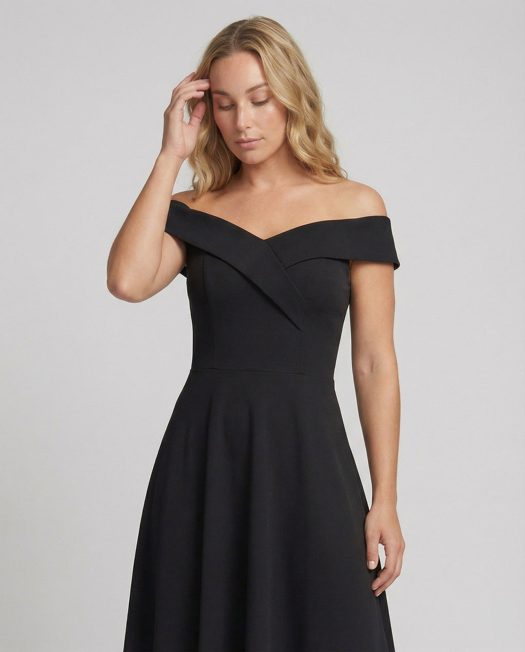 Lana | Robe Maxikleid Off-Shoulder pour Femmes