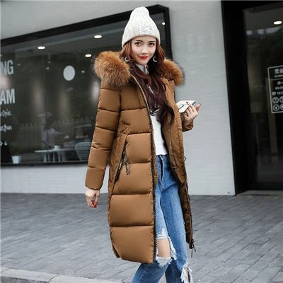 Karen - Manteau d'Hiver Long Élégant Matelassé