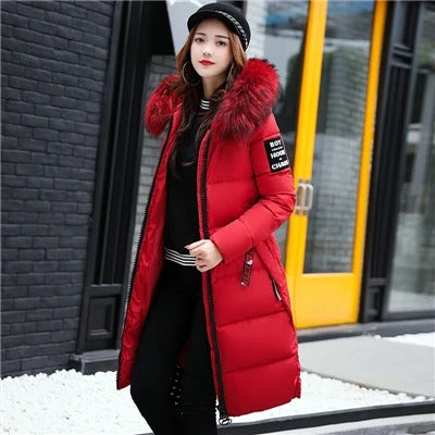 Karen - Manteau d'Hiver Long Élégant Matelassé