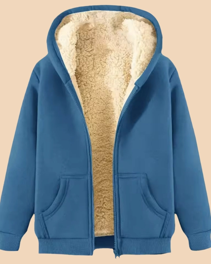 Hoodie Chaud – Veste en Fleece avec Fermeture Éclair pour le Quotidien