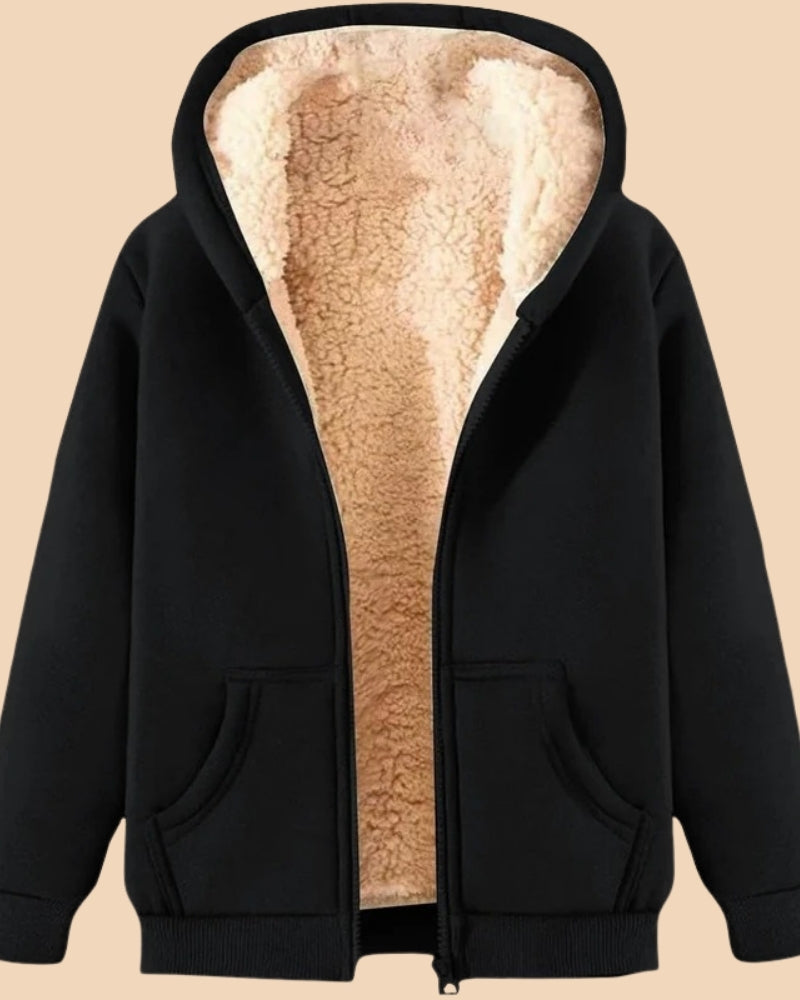 Hoodie Chaud – Veste en Fleece avec Fermeture Éclair pour le Quotidien