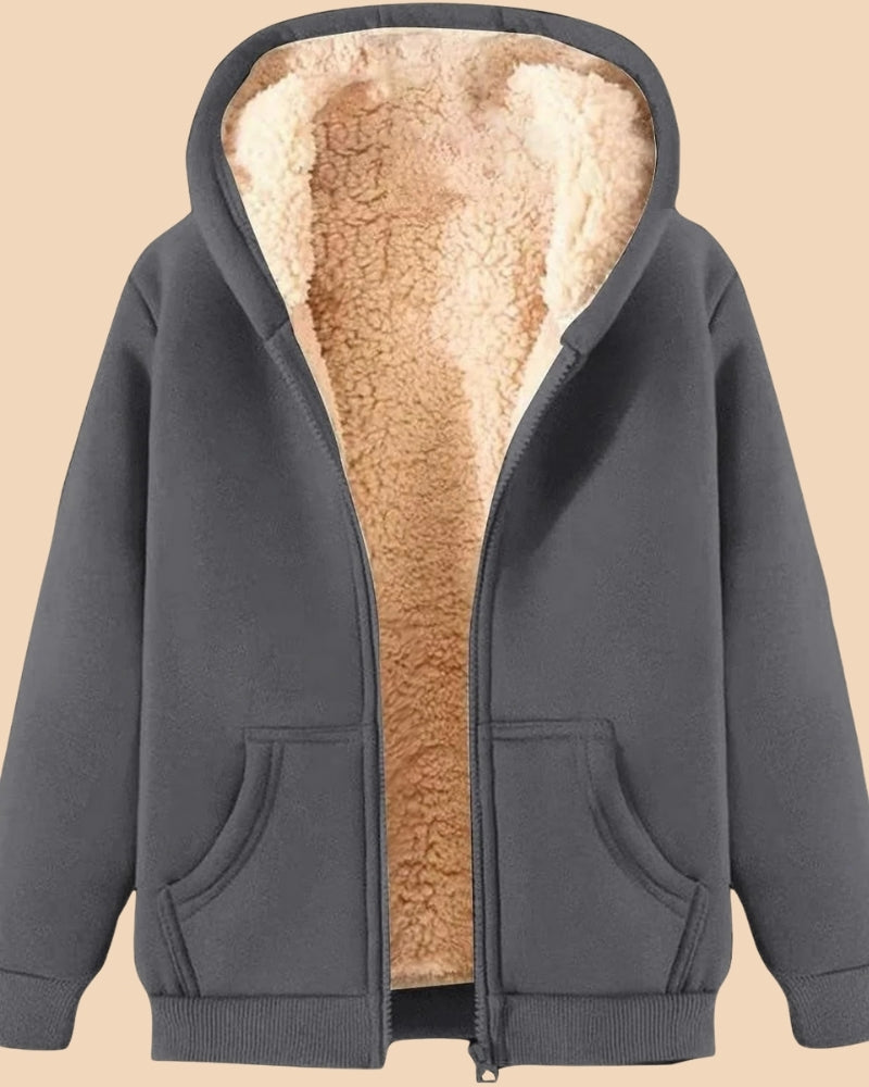 Hoodie Chaud – Veste en Fleece avec Fermeture Éclair pour le Quotidien