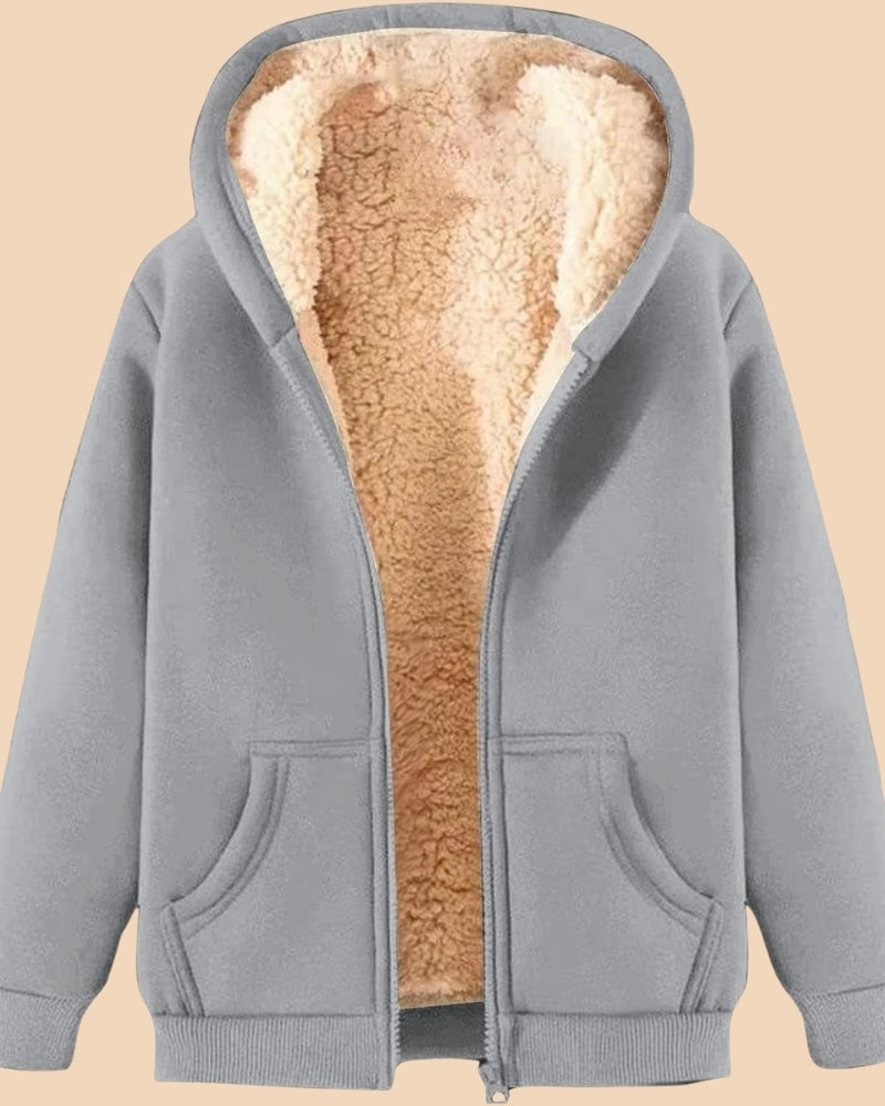 Hoodie Chaud – Veste en Fleece avec Fermeture Éclair pour le Quotidien