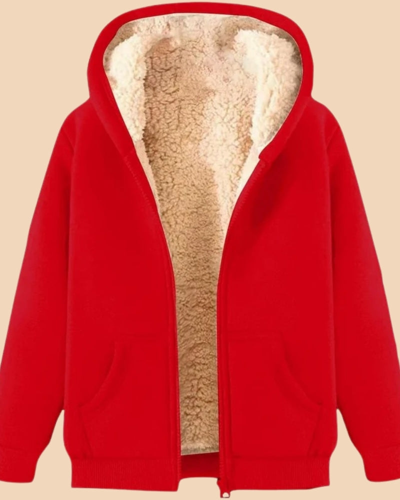 Hoodie Chaud – Veste en Fleece avec Fermeture Éclair pour le Quotidien