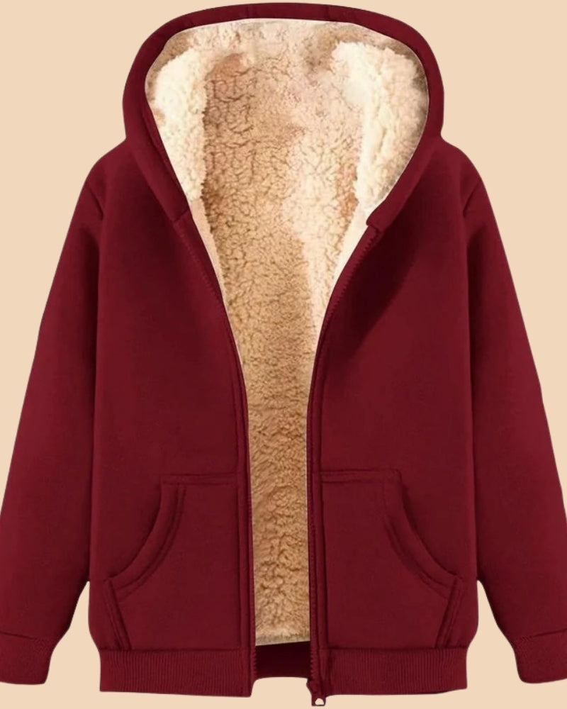 Hoodie Chaud – Veste en Fleece avec Fermeture Éclair pour le Quotidien
