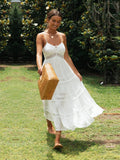 Sophie™ - Robe de Plage Maxi Blanche