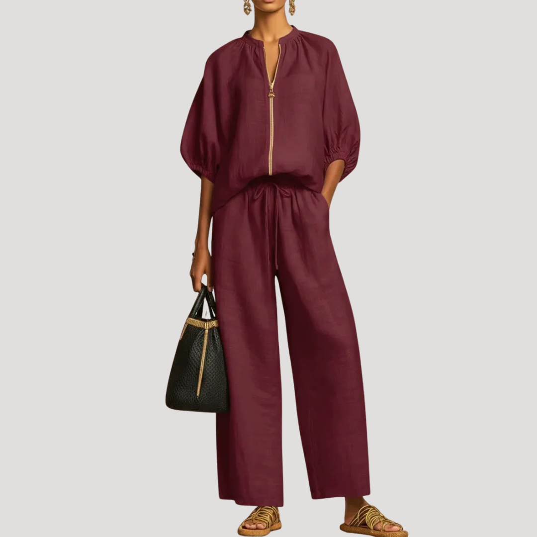 Willa | Ensemble deux pièces à zip pour femmes